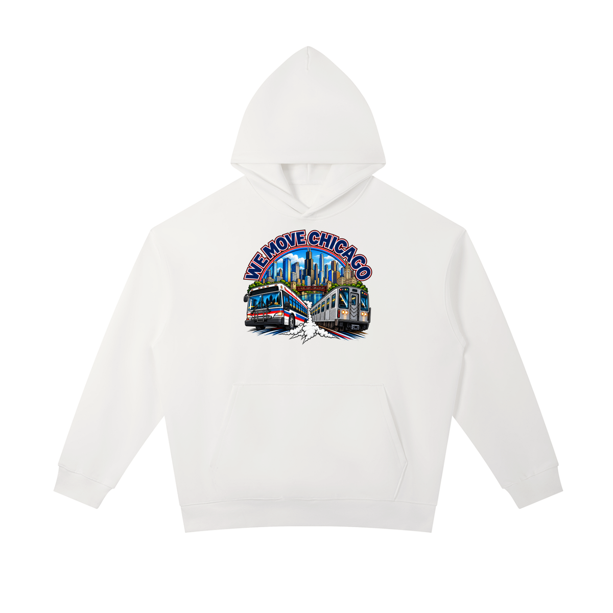 We Move Chicago Pull Over Hoodie