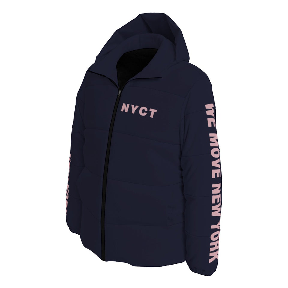 NYCT Puffer Coat (pink)