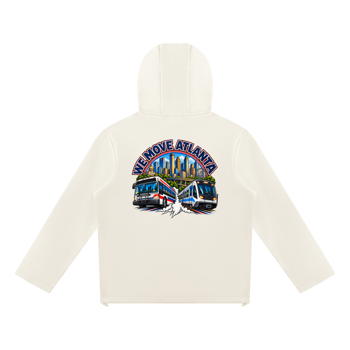 We Move Atlanta Full Zip Hoodie