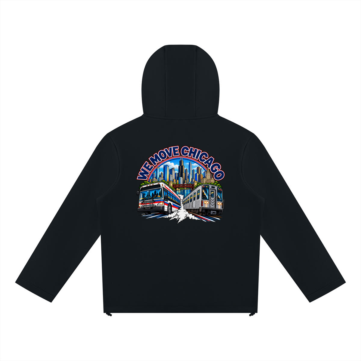 We Move Chicago Full Zip Hoodie