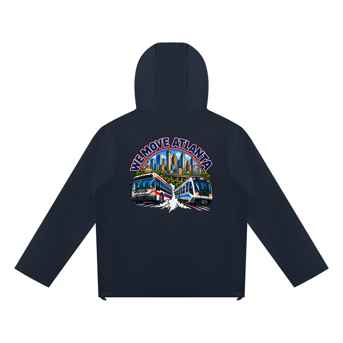 We Move Atlanta Full Zip Hoodie