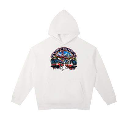 We Move San Francisco Pull Over Hoodie