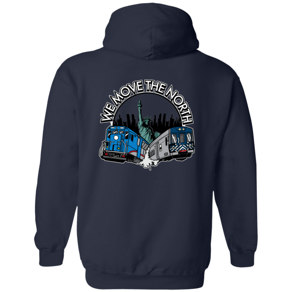 We Move The North  Zip Up Hoodie