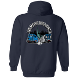 We Move The North  Zip Up Hoodie