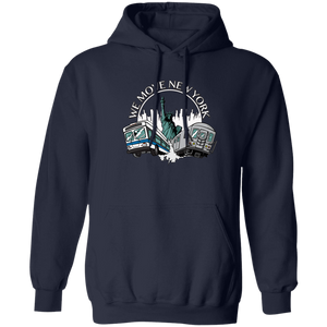 Train and Bus Pullover Hoodie 8 oz