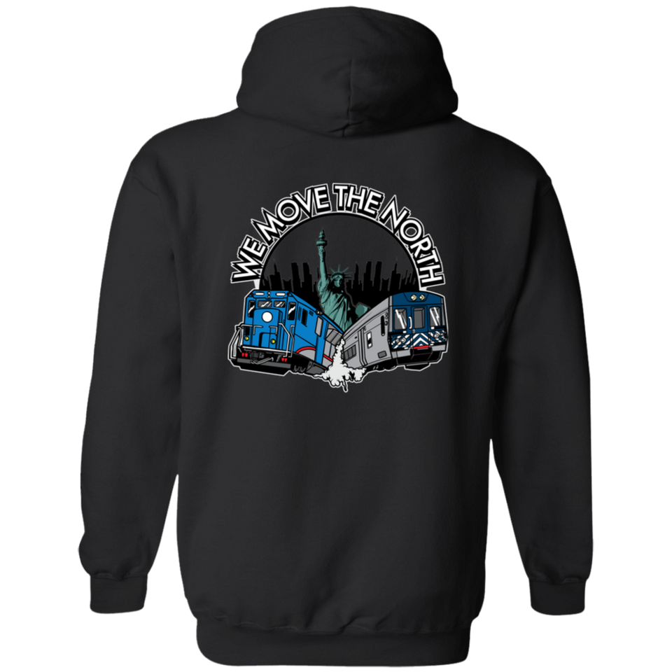 We Move The North  Zip Up Hoodie