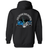 We Move The North  Zip Up Hoodie