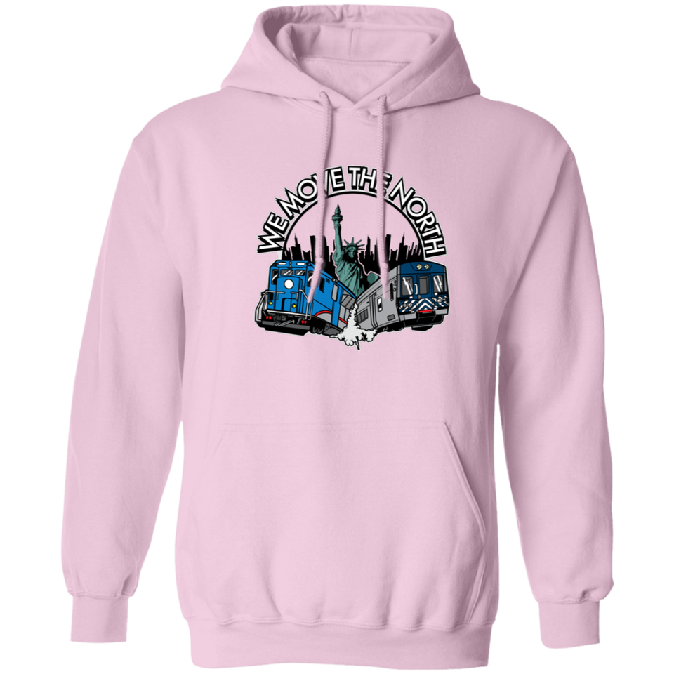 We Move The North  Pullover Hoodie 8 oz