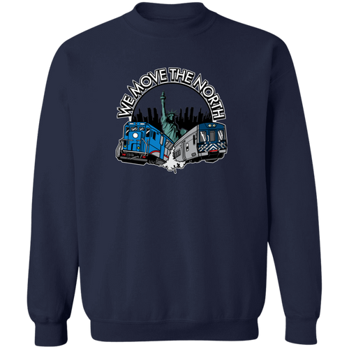 We Move The North Crewneck Sweatshirt 8 oz