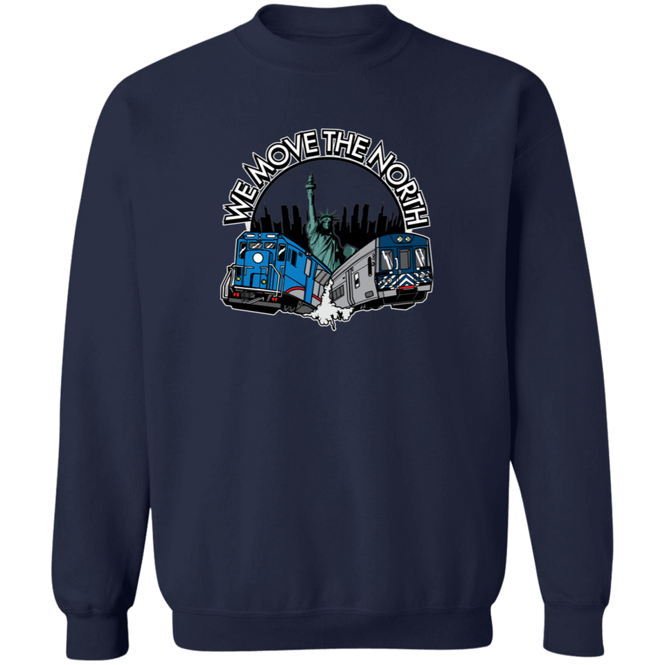 We Move The North Crewneck Sweatshirt 8 oz