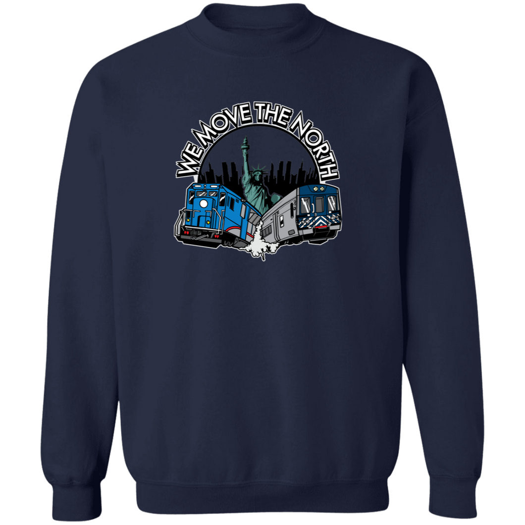 We Move The North Crewneck Sweatshirt 8 oz