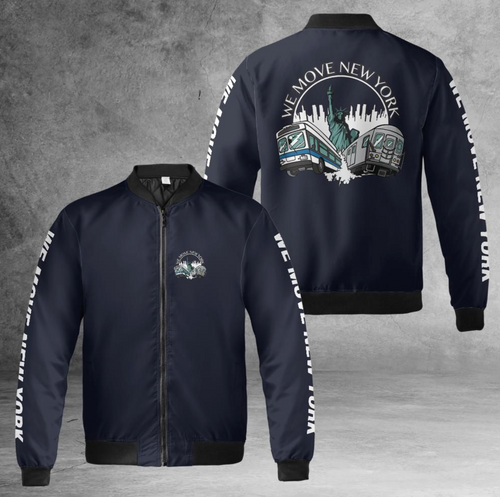 WMNY Train and Bus Bomber Jacket