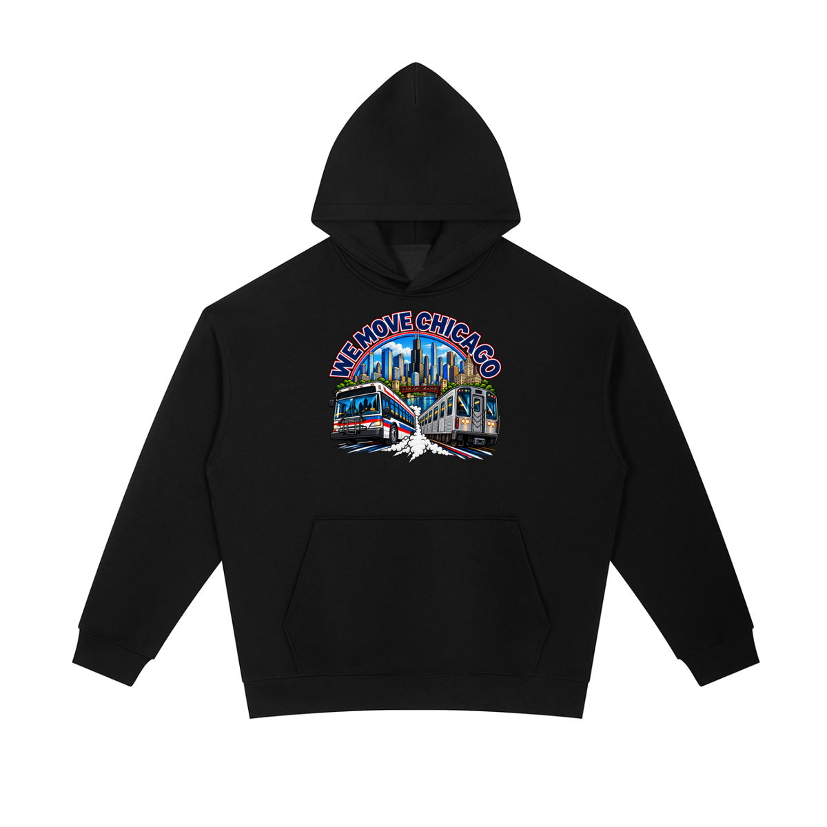 We Move Chicago Pull Over Hoodie