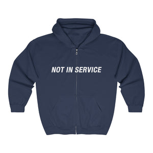 Not In Service Full Zip Hooded Sweatshirt