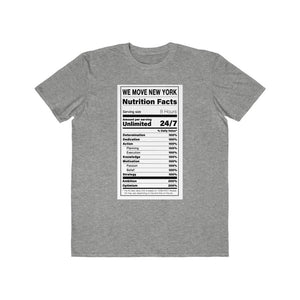 We Move New York Nutrition Facts Tee