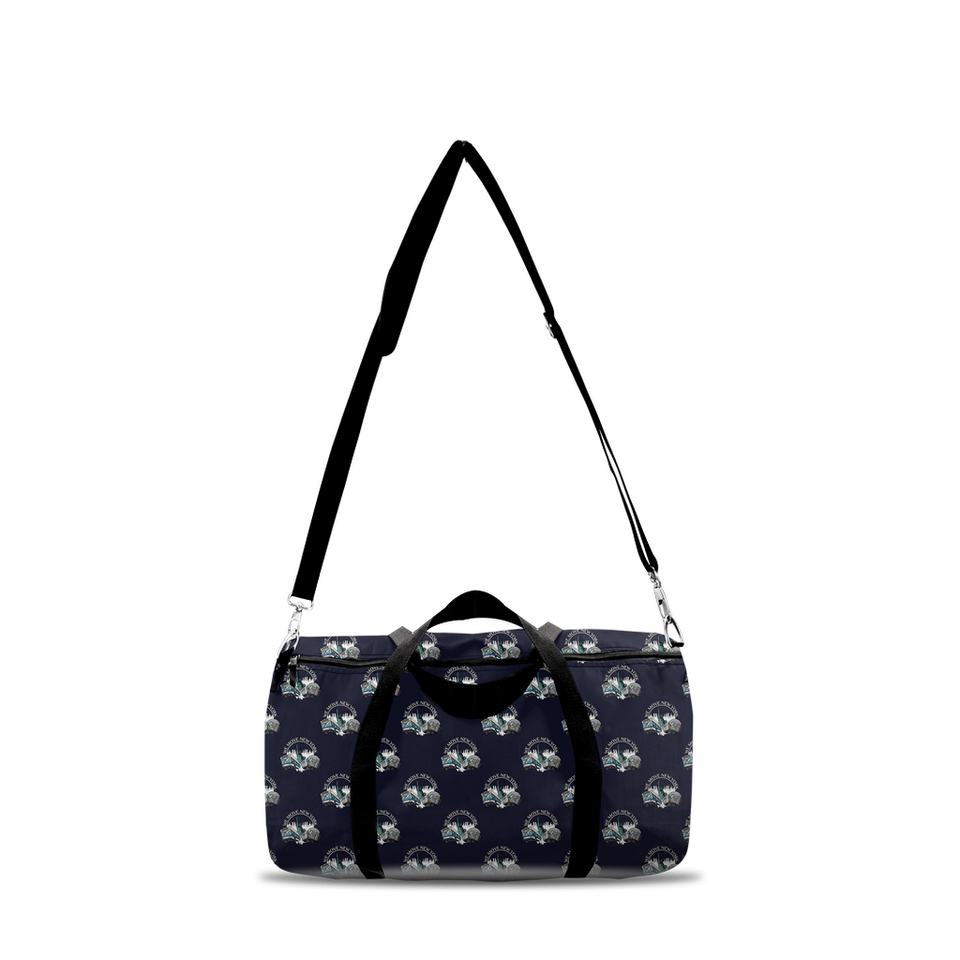 WMNY Train and Bus Grid Duffle Bag