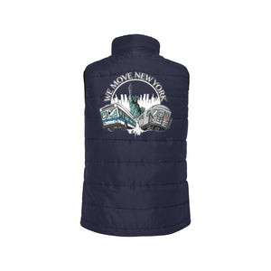 WMNY Train and Bus Puffer Vest