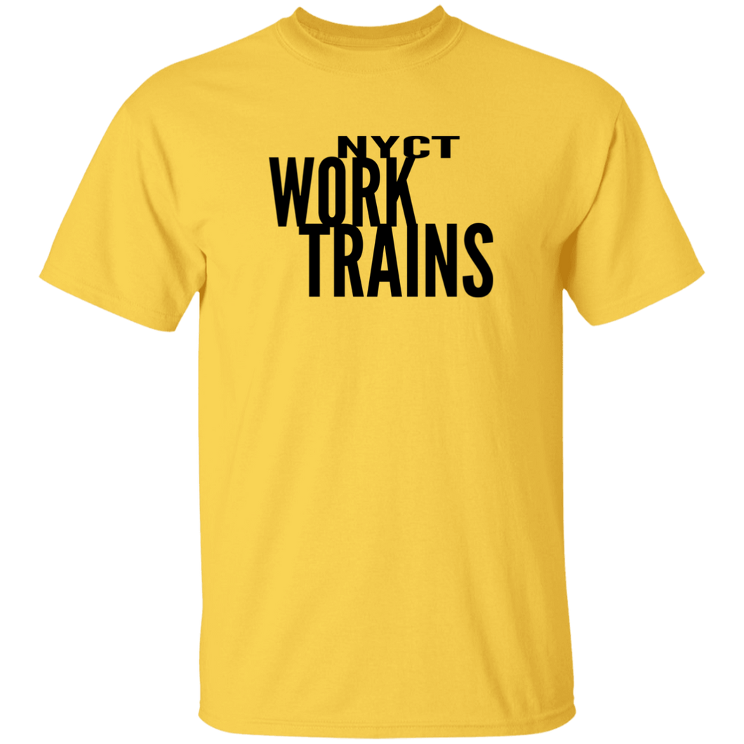 NYCT Work Trains T-Shirt (yellow)