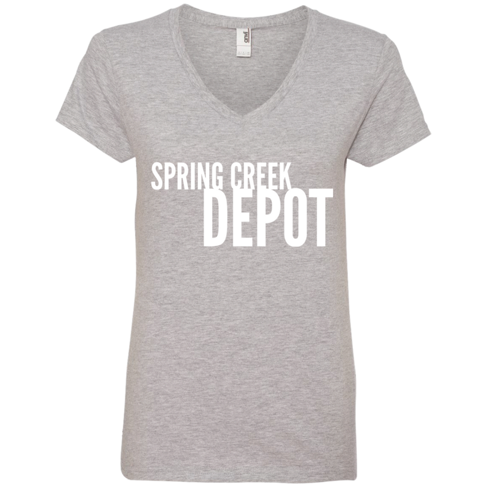 Spring Creek Depot Ladies' V-Neck T-Shirt