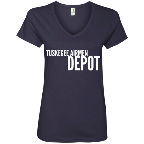 Tuskegee Airmen Depot Ladies' V-Neck T-Shirt