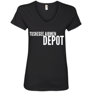 Tuskegee Airmen Depot Ladies' V-Neck T-Shirt