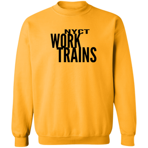 NYCT Work Trains T-Shirt Pullover Sweatshirt (yellow))