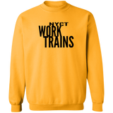 NYCT Work Trains T-Shirt Pullover Sweatshirt (yellow))