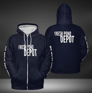 Fresh Pond Text Hoodie