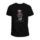 WMNY BEAR Classic T-shirt (navy blue, red)